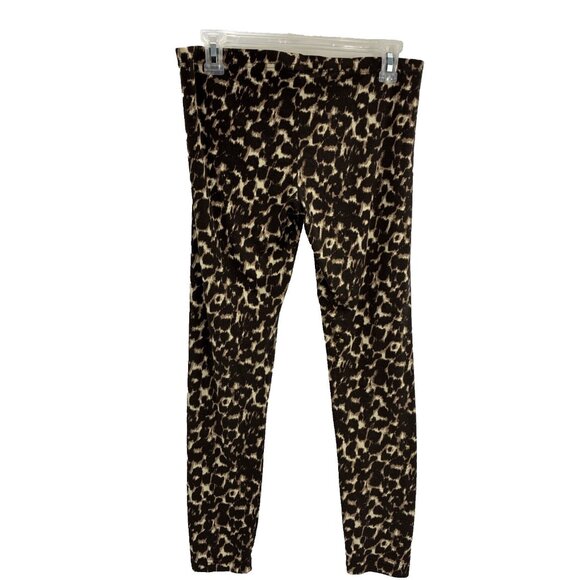 Miley Cyrus MaxAzria Y2K Womens Leggings Leopard Print Stretch Pull On Size L - Picture 4 of 7